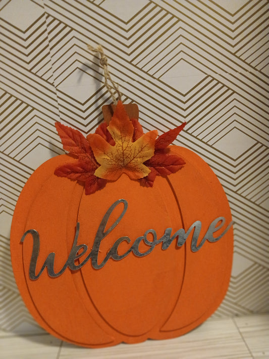 Autumn Welcome Sign