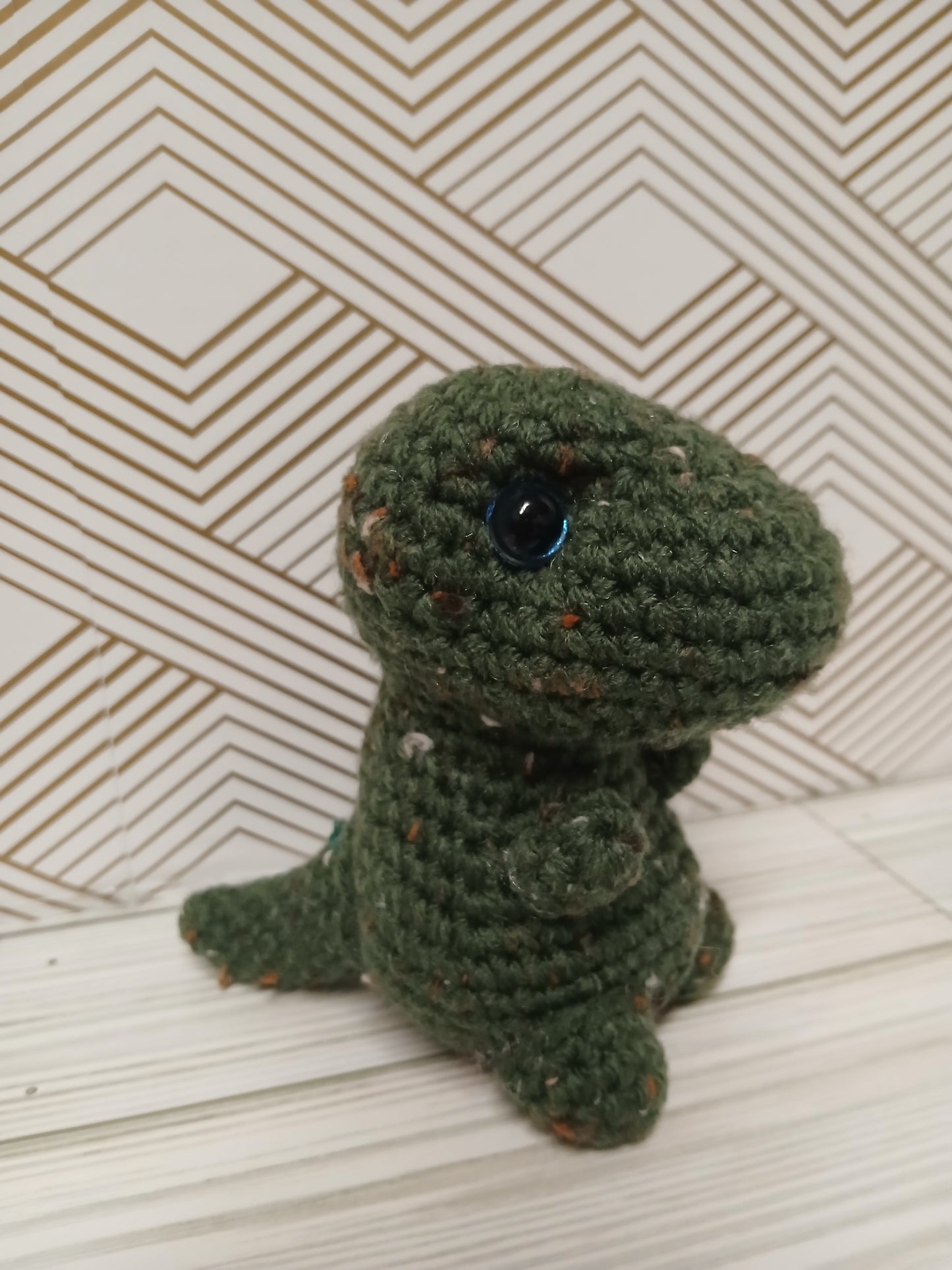 Tiny Green Dinosaur