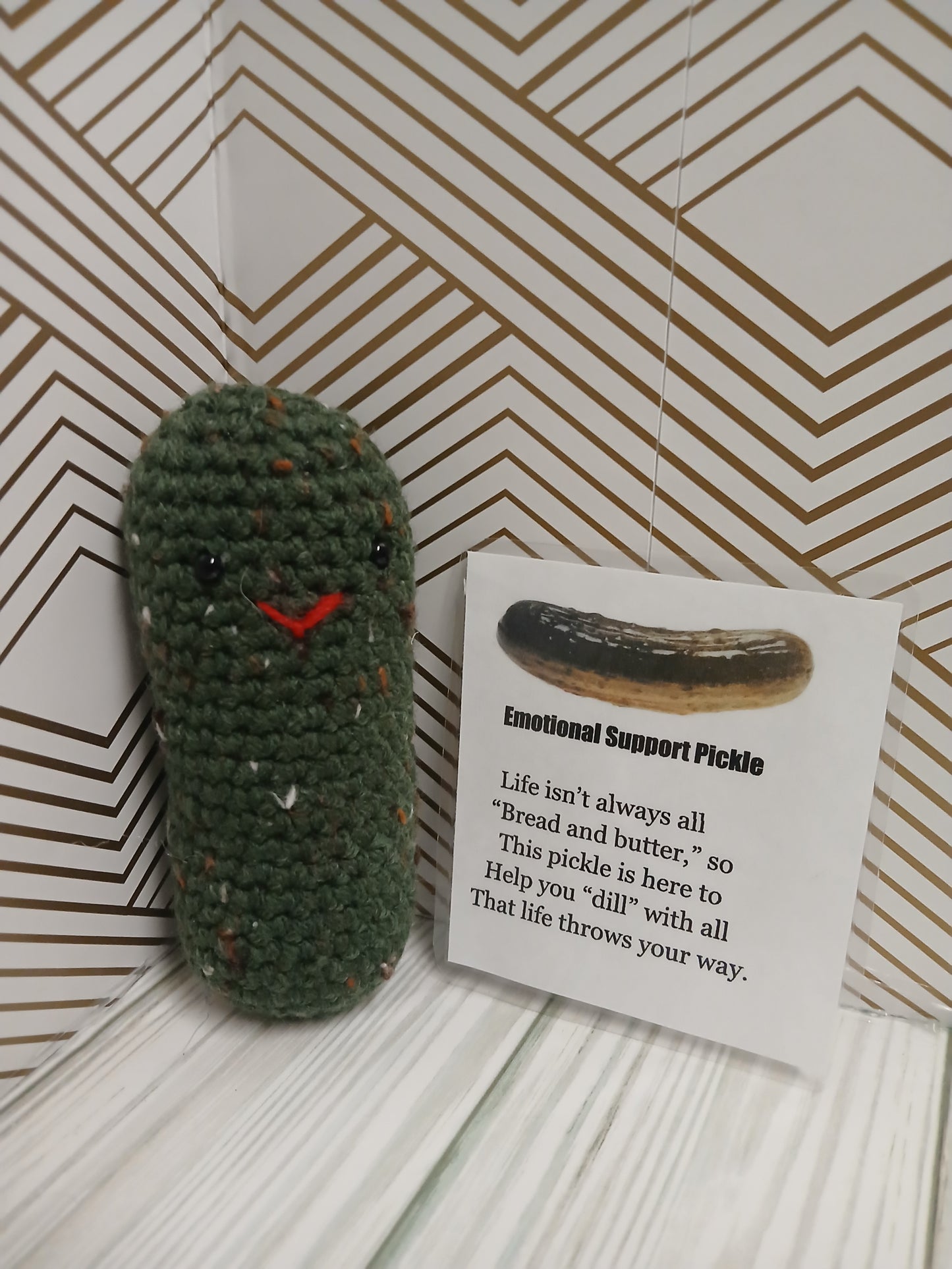 Small Emotional Support Pickle